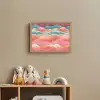 Golven - Kleurrijk - Abstract Light Box met batterij (Wandlamp kind) middel -sfeer2_kind