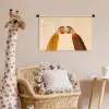 Illustratie - Mokken - Proosten - Bruin Wandkleed katoen klein -wsfeer5_kind
