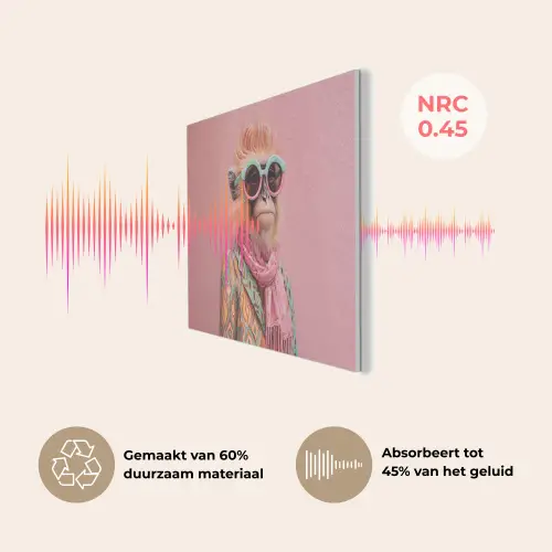 Sjaal - Aap - Zonnebril - Jasje PET vilt klein -USP_NL