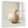 Knoflook - Natuurlijk - Beige plexiglas 5mm klein -zzzproduct_nieuw