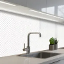 Grafisch - Patroon - Modern keuken achterwand 2 middel 871 -3d_schuin