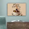 More espresso - Koffie - Eend canvas 2cm klein -sfeer4