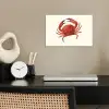 Krab - Felrood - Poten poster papier klein -sfeer1