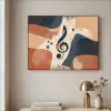 Sleutel - G - Abstract - Beige Textielframe - compleet frame klein -sfeer2