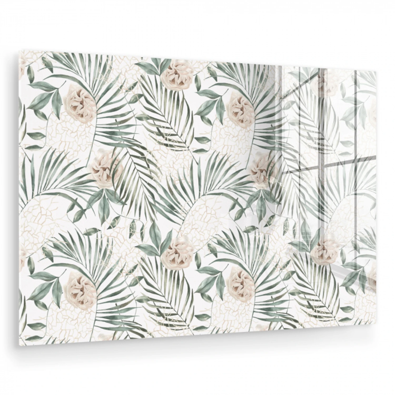 Bohemian - Bloemen - Bladeren - Jungle - Tropical plexiglas 5mm klein -zzzproduct_nieuw