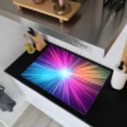 Abstract - Light - Burst - Modern - Colorful Inductie beschemer met haakjes klein -sfeer1