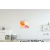 Vormen - Abstract - Kleurrijk textielposter latten blank klein -kinderkamer