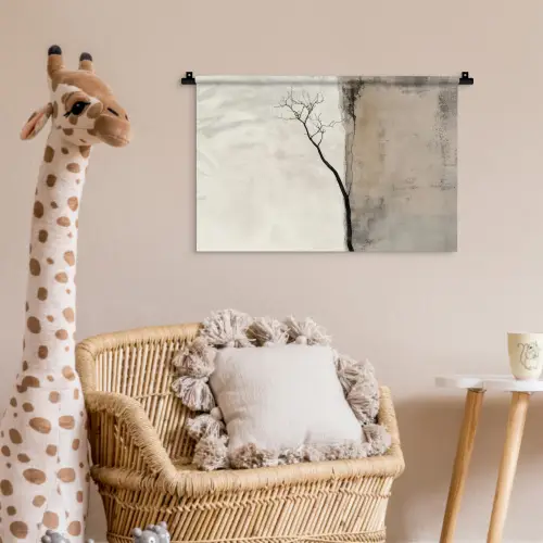 Wabi sabi - Plant - Beige Wandkleed katoen klein -wsfeer5_kind