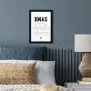 Kerst - Wit - Xmas - Quotes - Feestdagen fotolijst zwart zonder passe partout klein -sfeer3