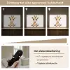 Giraffe - Roze - Kauwgom Light Box met batterij (Wandlamp kind) middel -USP_dimbaarNL