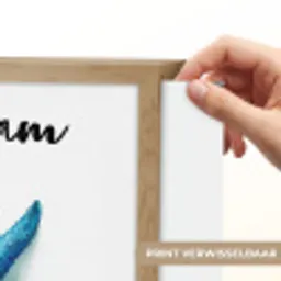 Zeester - Blauw - Spetters Light Box met batterij (Wandlamp kind) middel -USP_websiteprintNL