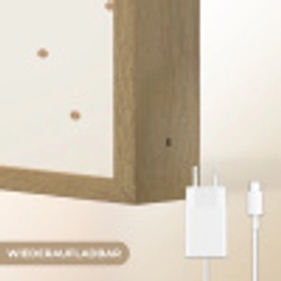Illustratie - Stippen - Hertje - Aquarel Light Box met batterij (Wandlamp) middel -USP_websiteoplaadbaarDE