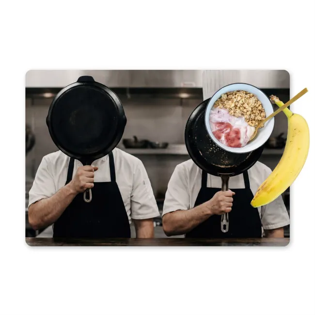Placemat - 6 stuks - Koks - Koekenpannen - Keuken