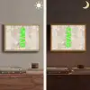 Slangenprint - SWAG - Neon - Groen Light Box met batterij (Wandlamp) middel -sfeer3