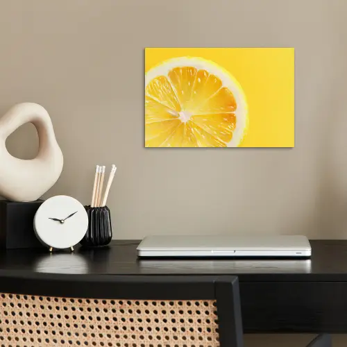 Citroen - Geel - Zonnig poster papier klein -sfeer1