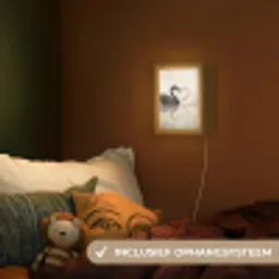 Zwanen - Hartvorm - Dieren Light Box met kabel (Kinderlampje) klein -sfeer5_kind