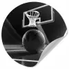 Basketbal - Basketbalveld - Lichtlijnen Wandcirkel behangsticker klein -3d