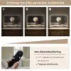 Maan - Cirkel - Goud Light Box met batterij (Wandlamp) middel -USP_dimbaarNL