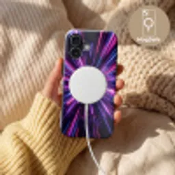 Lichtsnelheid - Ruimte - Roze - Paars Toughcase MagSafe Apple iPhone 17 klein -USP_MagsafeV