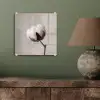 Katoenbol - Minimalistisch - Wit plexiglas 5mm klein -sfeer3