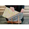 Zebra - Modern - Meerkleurig laptophoes neopreen klein 279 -tas