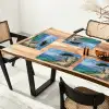 Rotsen - Kustlijn - Boom - Bergen Placemat vinyl groot -zzsfeer4_Kitchenyeah-website