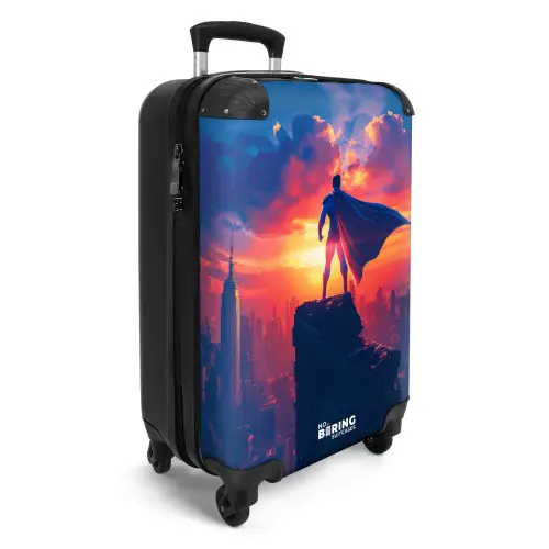 Skyscraper superheld Koffer - NBS - Handbagage middel -productfoto_3d