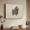 Het Puttertje - Schilderij - Fabricius - Oude Meester Textielframe zwart klein -sfeer3