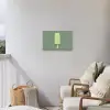 Groen - Waterijsje - Stokje - Illustratie Tuinposter op houten frame 2 cm dik klein -sfeer1