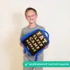 Qoute met licht Kinderrugzak - Blauw middel -sfeer1_NL