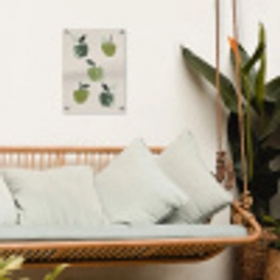 Appels - Groen - Illustratie - Bladeren tuinposter los doek klein -sfeer7