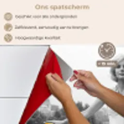 Sinaasappel - Eiffeltoren - Vrouw keuken achterwand spatscherm klein -spatscherm_NL