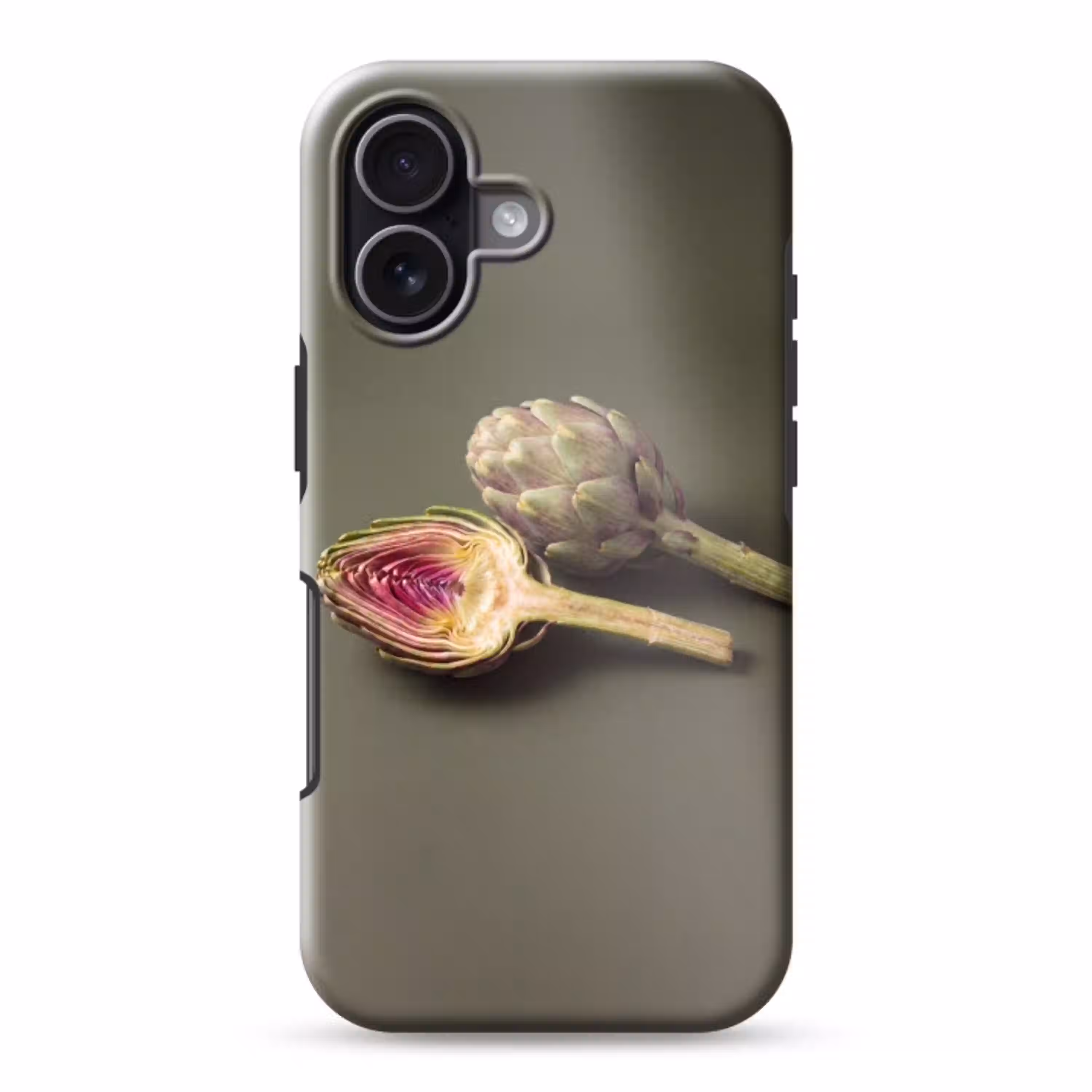 Artisjok - Paars - Voedsel Toughcase MagSafe Apple iPhone 17 klein -3d