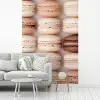 Macarons - Beige - Bruin fotobehang vinyl groot -woonkamer