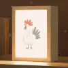 Kip - Boerderij - Dieren Light Box met kabel klein -zzz_3d_website