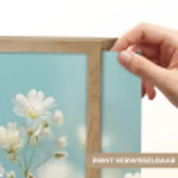 Stängel – Blumen – Luft – Weiß Light Box met batterij (Wandlamp) middel -USP_websiteprintNL