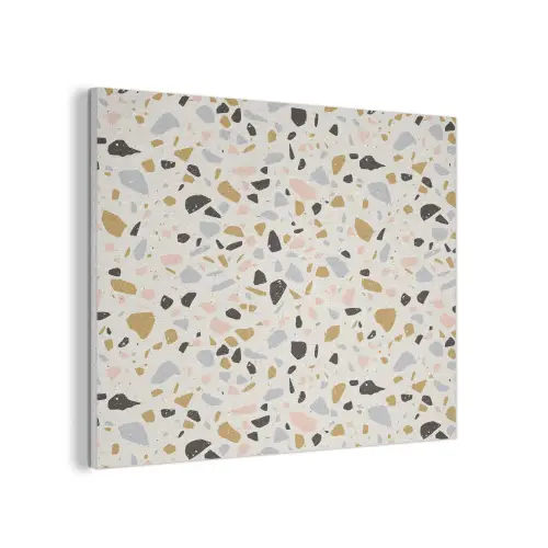 Terrazzo -  Patroon - Neutraal - Zacht - Multi PET vilt klein 837 -3d