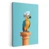 Macaw-papegaai - Koksmuts - Grappig - Vogel KitchenYeah - Keuken - Canvas klein -3d