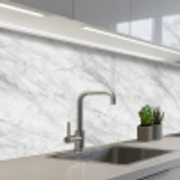 Klassiek - Marmer - Grijs keuken achterwand 2 middel 871 -3d_schuin