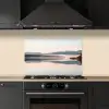 Water - Bomen - Mistlaag keuken achterwand spatscherm klein -sfeer1