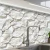 Structuur - Rots - Wit keuken achterwand 2 middel 865 -zzzz3d_schuin