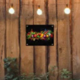 Groente - Eten - Kruiden - Graffiti - Koken tuinposter los doek klein -sfeer1