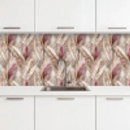 Pampasgras - Pluizig - Kleurrijk keuken achterwand 2 middel 871 -3d