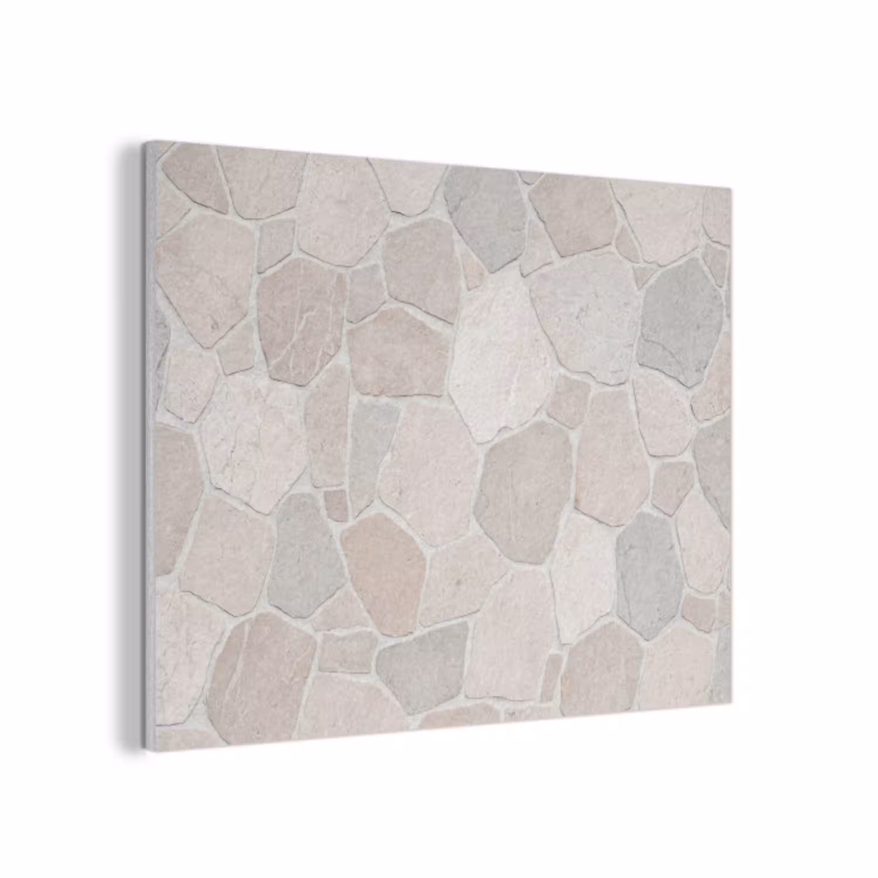 Steen - Patroon - Textuur - Beige PET vilt klein -3d