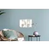 Abstracte bogen - Modern - Beige Muursticker klein -plant