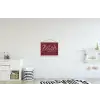 Bitch please - Rood - Blauw textielposter latten blank klein -kinderkamer