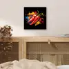 Peper - Graffiti - Verf - Abstract - Modern - Kleurrijk aluminium wit klein -sfeer3