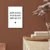 Adem kusjes in en blaas hartjes uit - Spreuken - Quotes aluminium wit klein -sfeer4