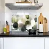 Minimalistisch - Cirkels - Penseelstreken - Beige Inductie beschemer met haakjes klein -sfeer2