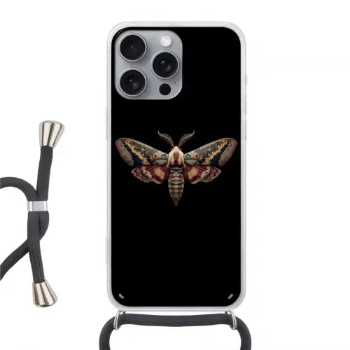 Mot - Oosterse patronen - Sierlijk Hoesje iPhone 16 Pro Max met koord klein -3d